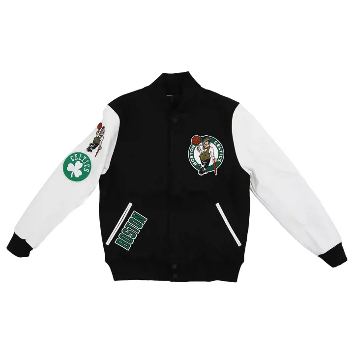 Blouson bombardier bleu Boston Celtics NBA