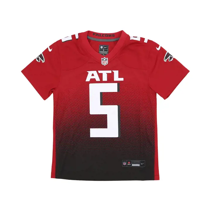 Maillot FALCONS NFL Jeunesse ALT 2 Match Drake London ROUGE/NOIR