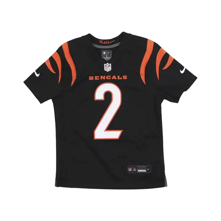 Maillot de match jeune NFL des Bengals Evan McPherson NOIR