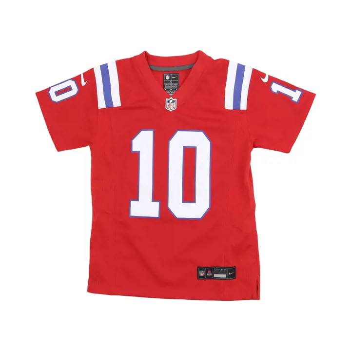 PATRIOTS NFL Maillot Jeunesse ALT Game Mac Jones ROUGE