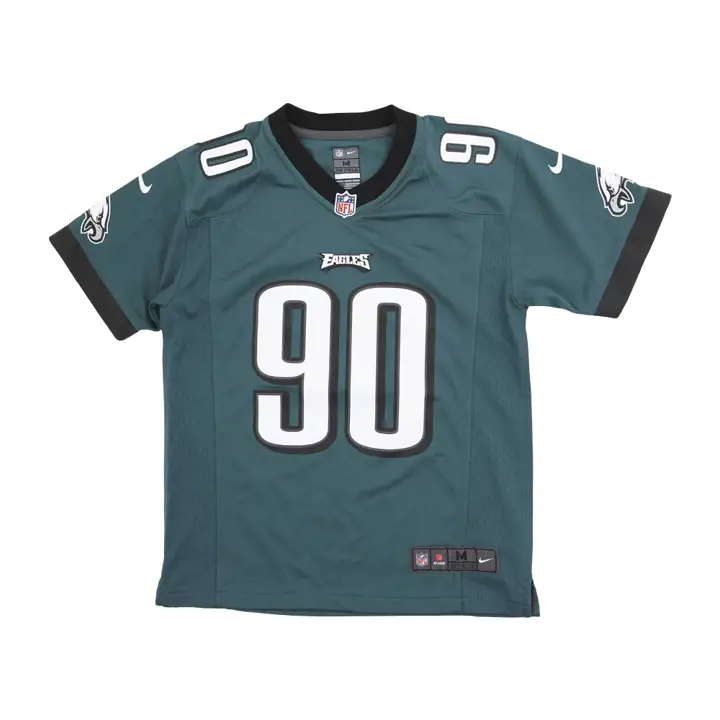 Maillot de match NFL EAGLES Jordan Davis JUNIOR BLEU-VERT