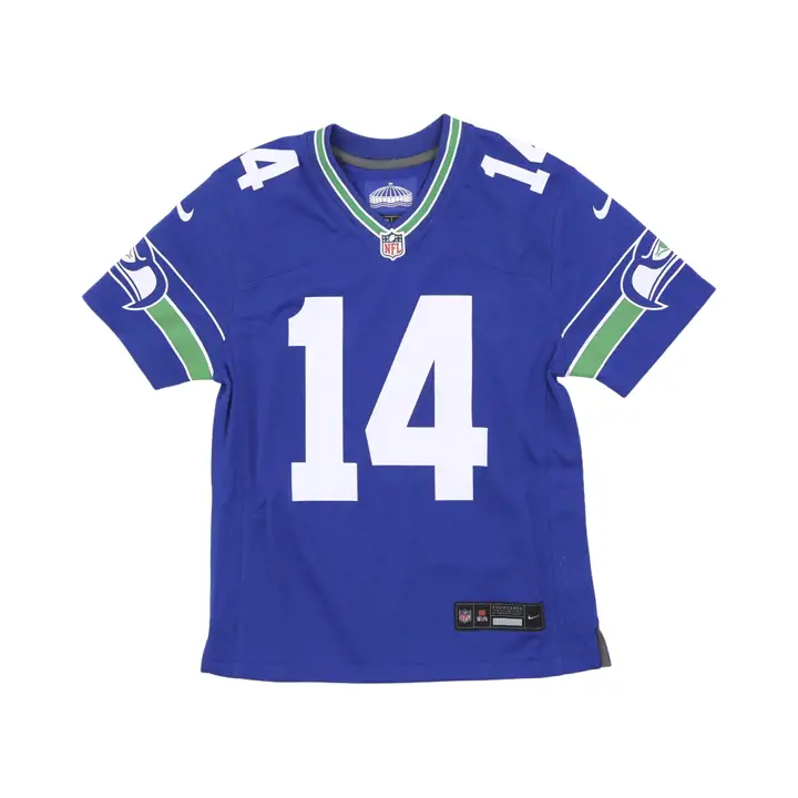 SEAHAWKS NFL Maillot Jeunesse ALT Game D.K. Metcalf BLEU