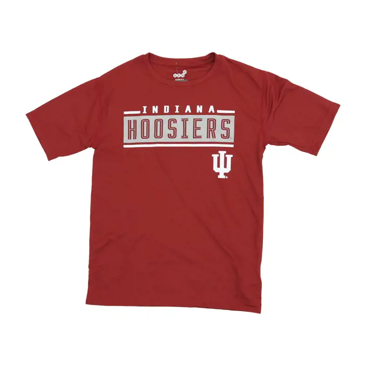 T-shirt en polyester Indiana Hoosiers NCAA Youth Amped Up 23 CRIM