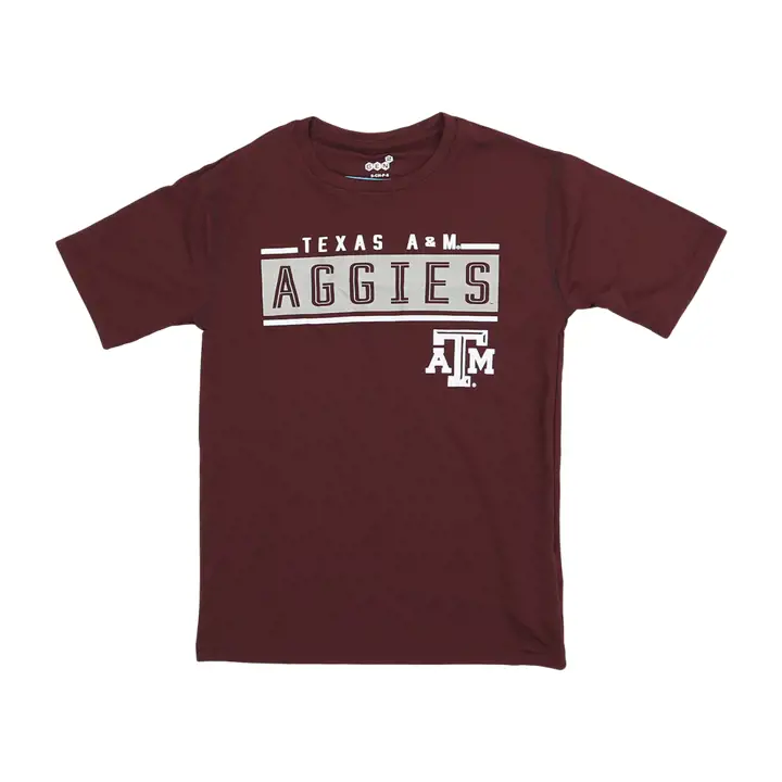 T-shirt en polyester pour jeune enfant NCAA Texas A&M Aggies 23 CRIM