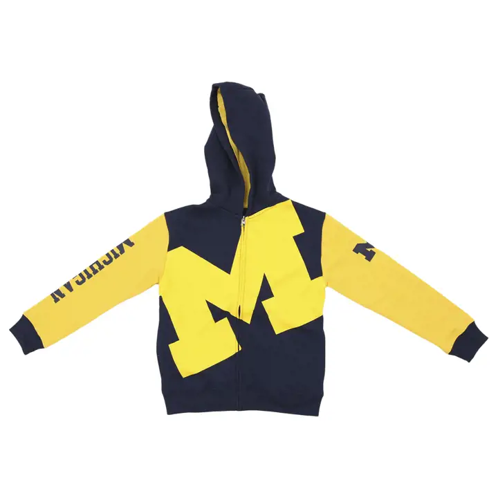 Sweat à capuche Michigan Wolverines NCAA FZ 23 NAVY