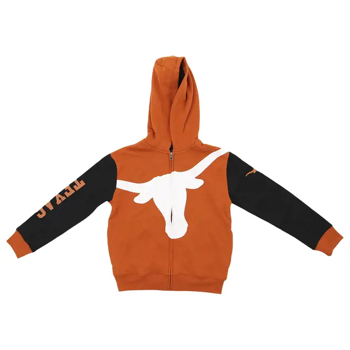 Sweat à capuche zippé Texas Longhorns NCAA Posterboard FZ 23 TEX ORG
