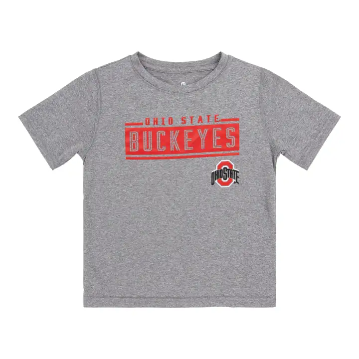 T-shirt en polyester Ohio State Buckeyes NCAA Kids Amped Up 23 GRY