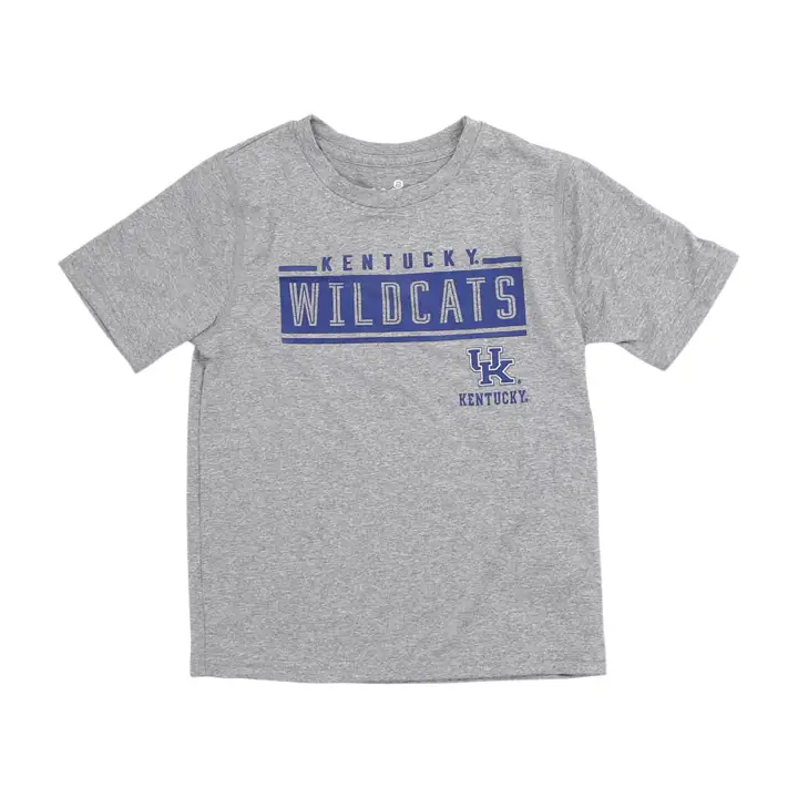 T-shirt en polyester Kentucky Wildcats NCAA Kids Amped Up 23 GRY