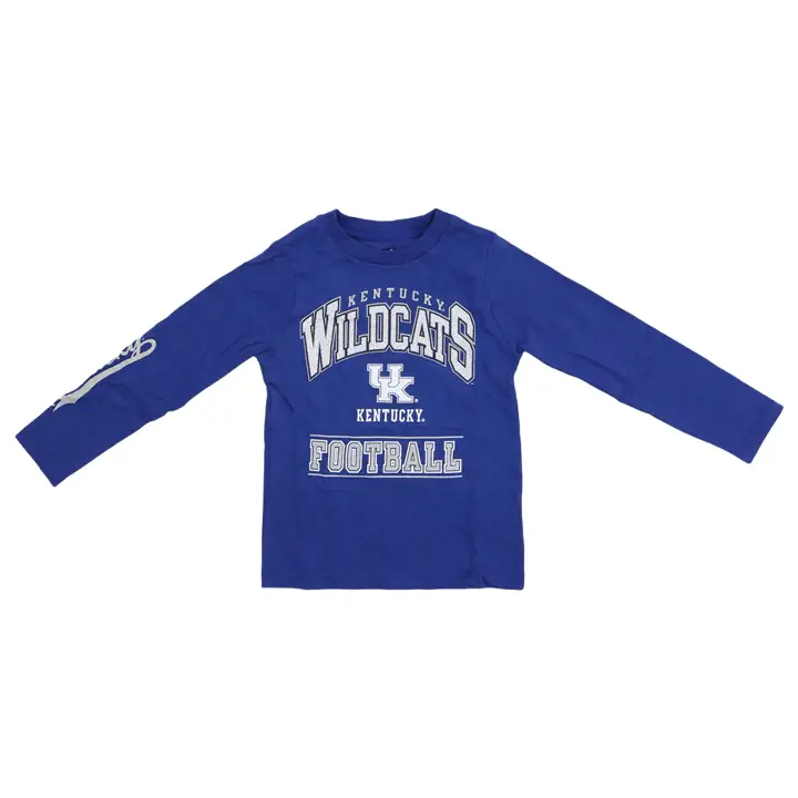 T-shirt à manches longues pour enfant NCAA Kentucky Wildcats Big Timer 23 RBL