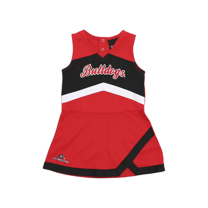 Robe de supportrice « Cheer Captain » NCAA Georgia Bulldogs pour petites filles (23 R)