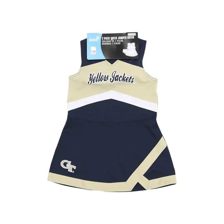 Ga Tech NCAA Robe de Pom-pom girl pour petites filles 23 gl