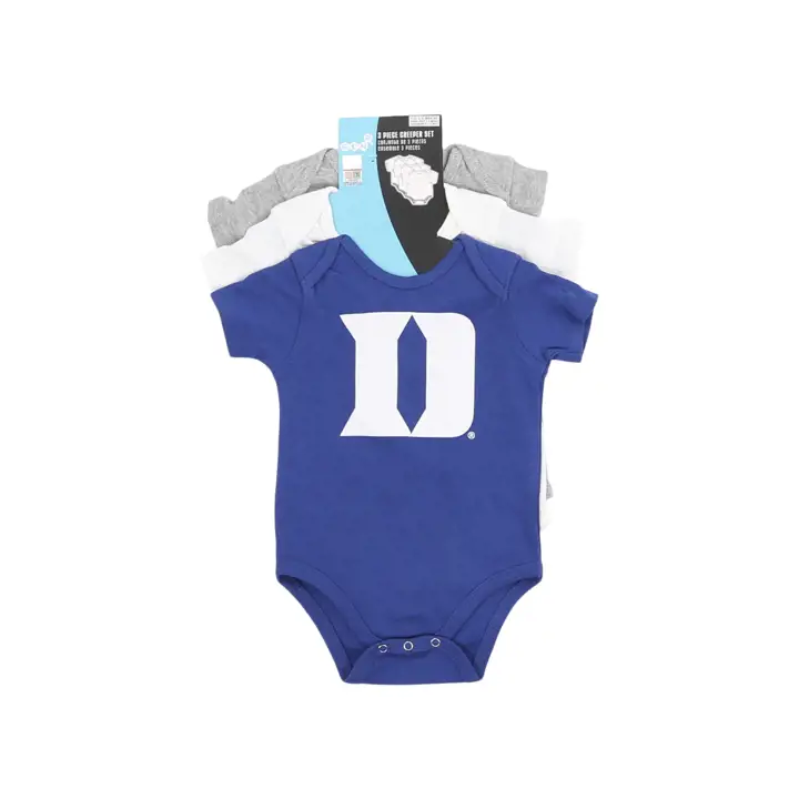 Ensemble 3 pièces NCAA Duke Blue Devils pour nouveau-né 23 RBL