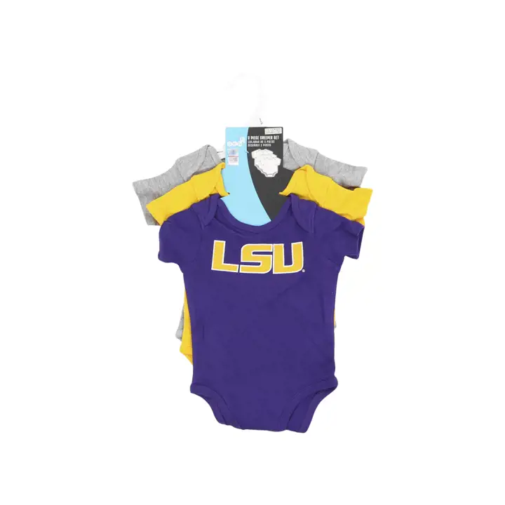 L.S.U. NCAA Coffret Naissance 3 pièces 23 PUR