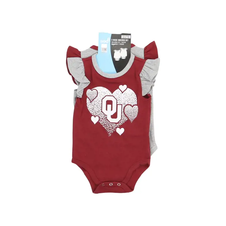 Grenouillère Oklahoma Sooners NCAA NB Fille Spread the Love 23 CR