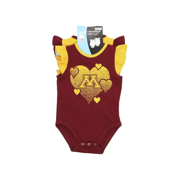 Combinaison bébé fille Minnesota Golden Gophers NCAA NB "Spread the Love"