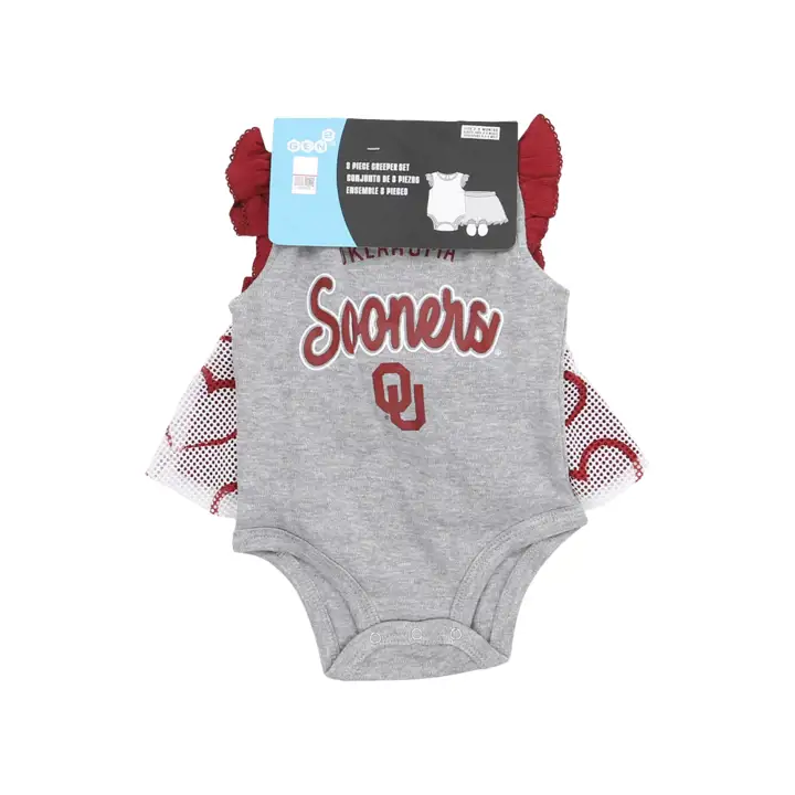 Oklahoma Sooners NCAA NB Girls All Dolled Up Set 23 CRIM