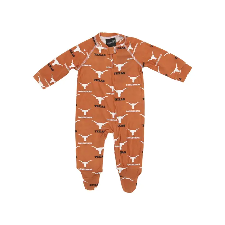 Combinaison zippée raglan NCAA Texas Longhorns 23 TEX ORG