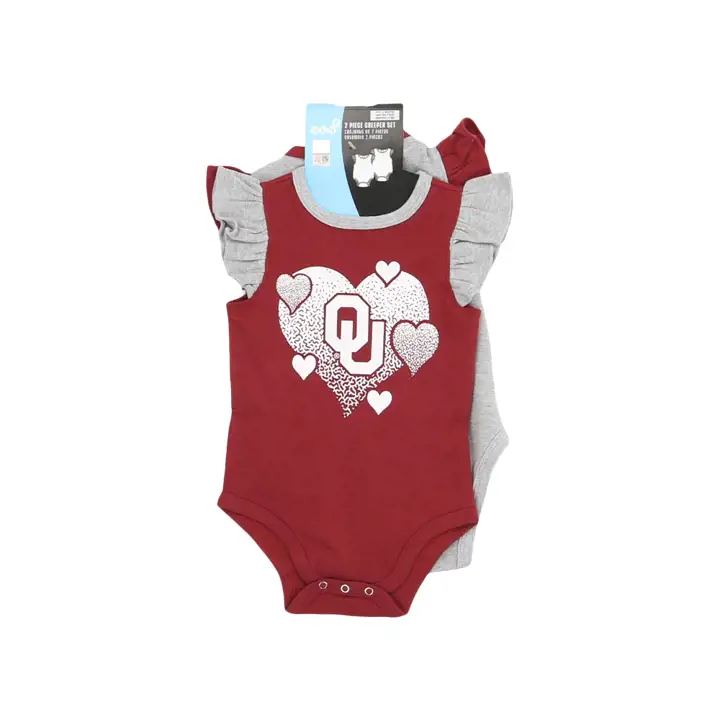 Oklahoma Sooners NCAA Grenouillère bébé fille « Spread the Love » 2
