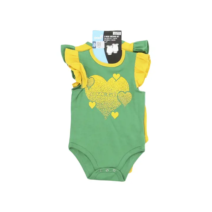 Oregon Ducks NCAA Grenouillère pour bébés filles « Spread the Love » 23 GR