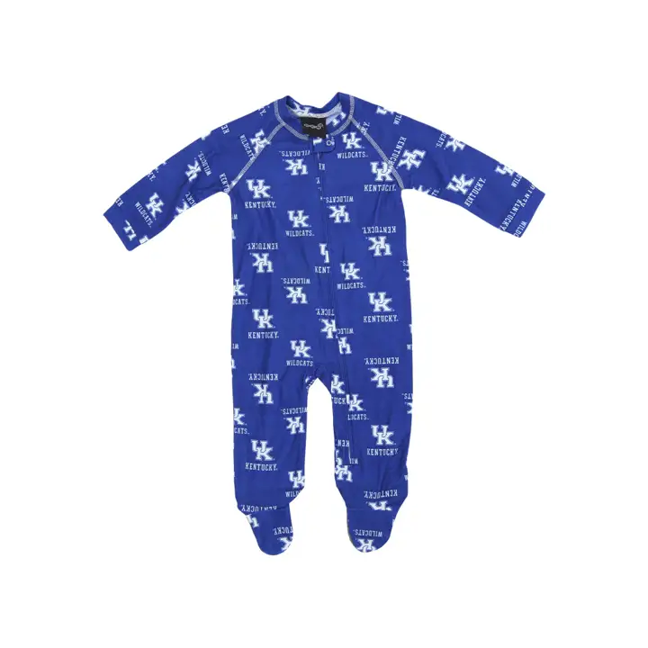 Barboteuse zippée raglan NCAA Kentucky Wildcats bébé 23 RBL