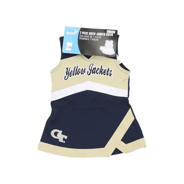 Georgia Tech Yellow Jackets NCAA Bébé Fille Capitaine Pom-pom Girl