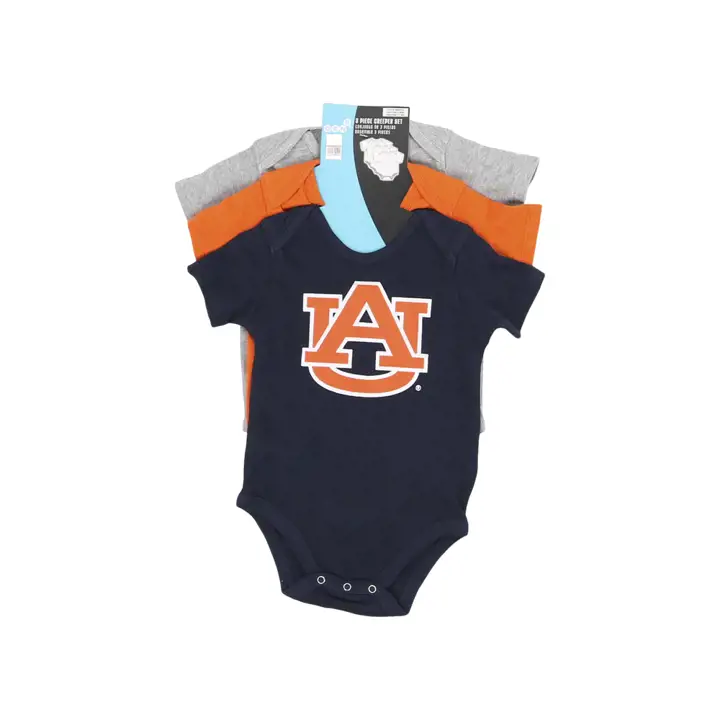 Ensemble 3 pièces NCAA Auburn Tigers pour bébé 23 MARINE