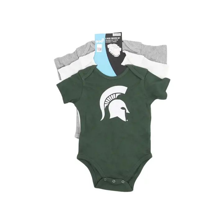 Michigan State Spartans NCAA Ensemble 3 pièces bébé 23 GRN