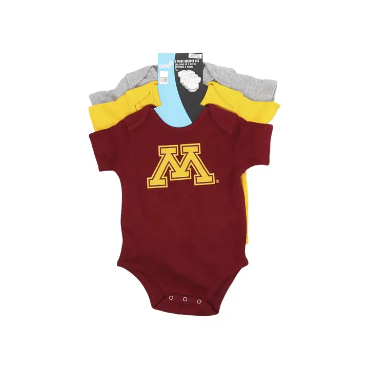 Minnesota Golden Gophers NCAA Ensemble 3 pièces bébé 23 MAR