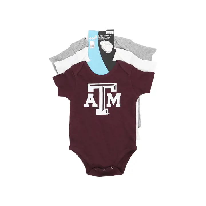 Ensemble 3 pièces NCAA Texas A&M Aggies pour bébé 23 MAR