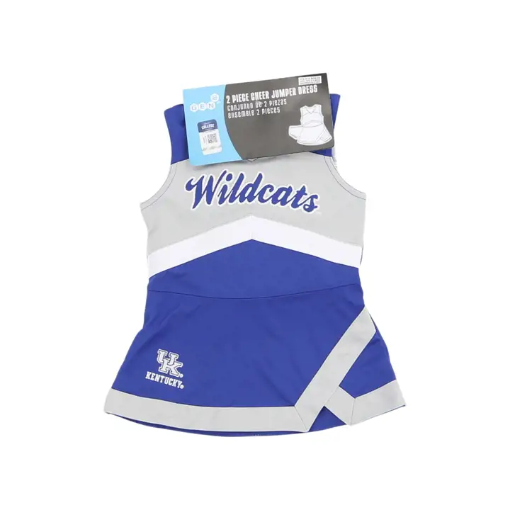 Robe de pom-pom girl Kentucky W NCAA pour bébé fille 23 noire