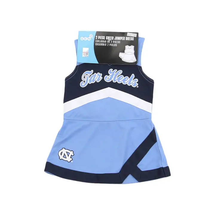 North Carolina Tar Heels NCAA Cheer Captain Robe pour bébés filles