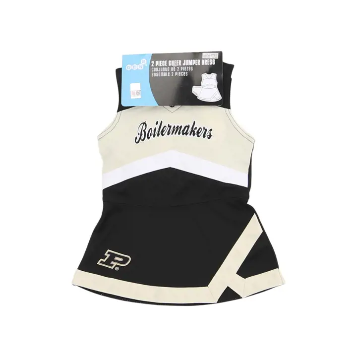 Robe de pom-pom girl NCAA Purdue Boilermakers pour bébé fille 23