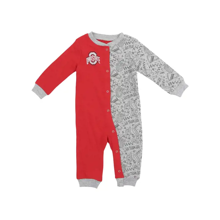 Combinaison bébé Ohio State Buckeyes NCAA Playbook 23 ROUGE
