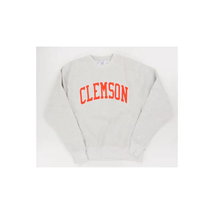 Sweat-shirt Clemson Tigers NCAA Reverse Weave LGRY