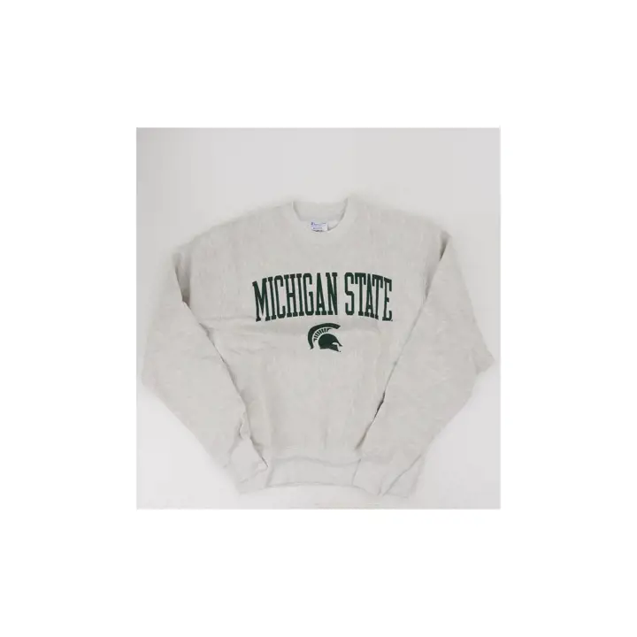 Sweat-shirt Reverse Weave NCAA Michigan State Spartans LGRY