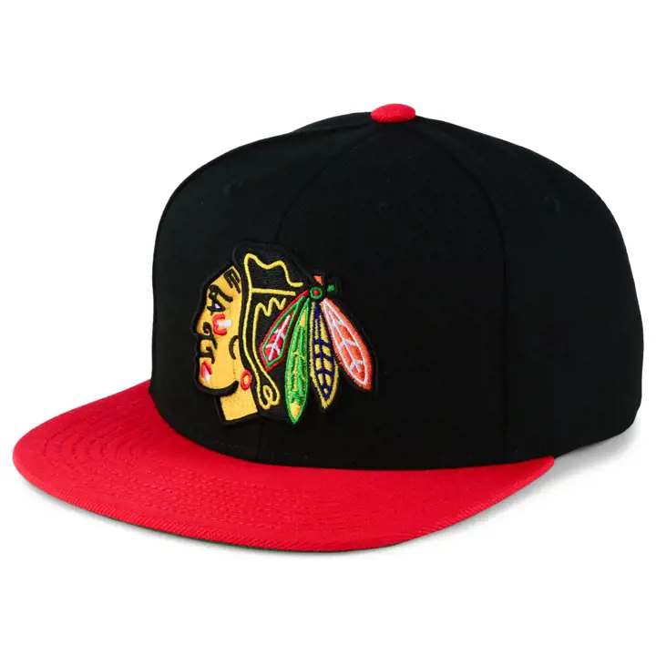 Chicago Blackhawks NHL Core 2tone M&N Snap noir/ rouge