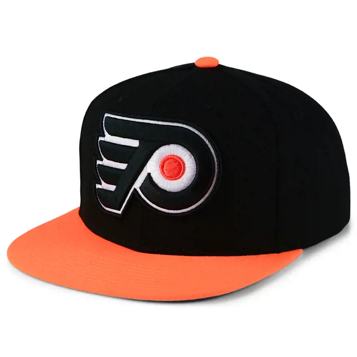 Casquette snapback 2 tons Philadelphia Flyers NHL Core M&N noir/orange