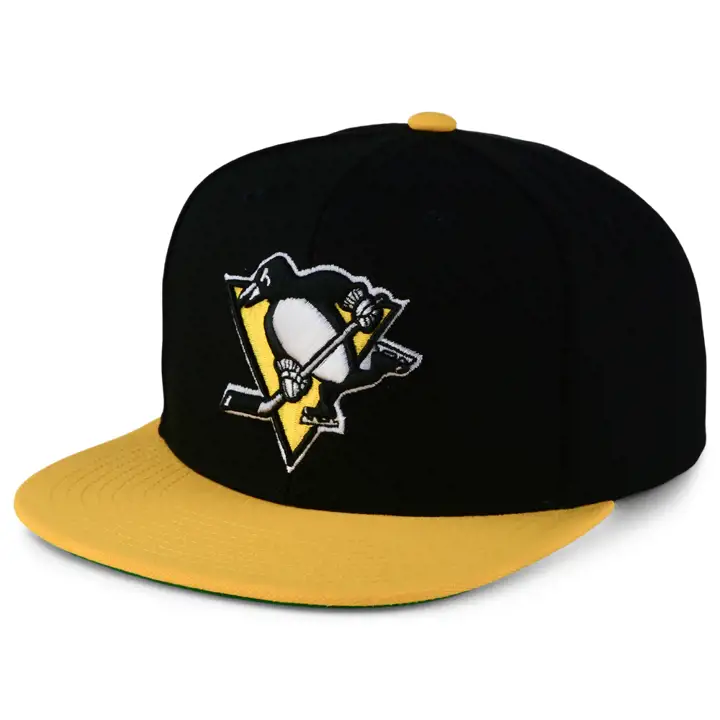 Casquette Snapback Pittsburgh Penguins LNH Core 2 tons M&N noir/jaune