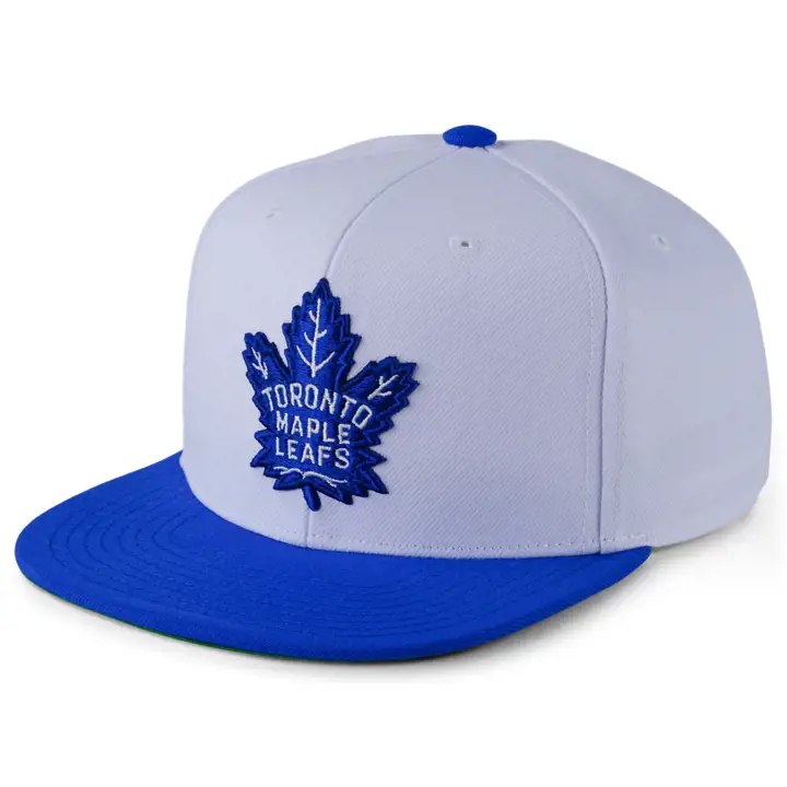 Toronto Maple Leafs LNH Casquette 2 tons M&N Blanc/ marine