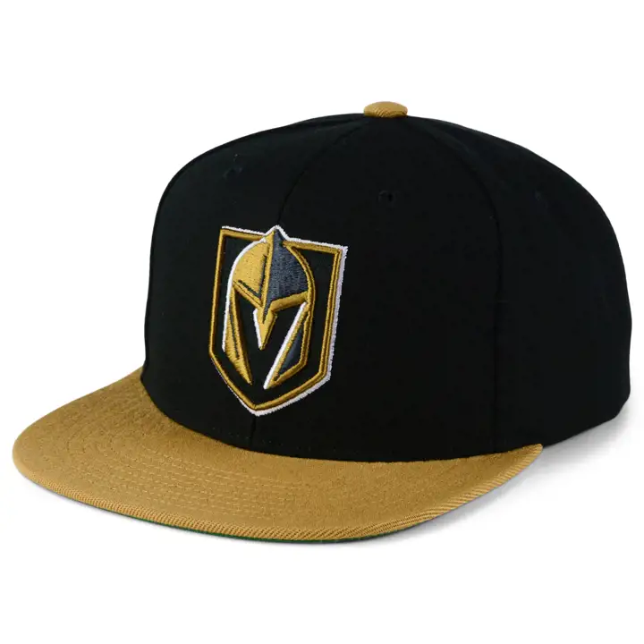 Casquette snapback bicolore M&N Vegas Golden Knights NHL blk/veg gld