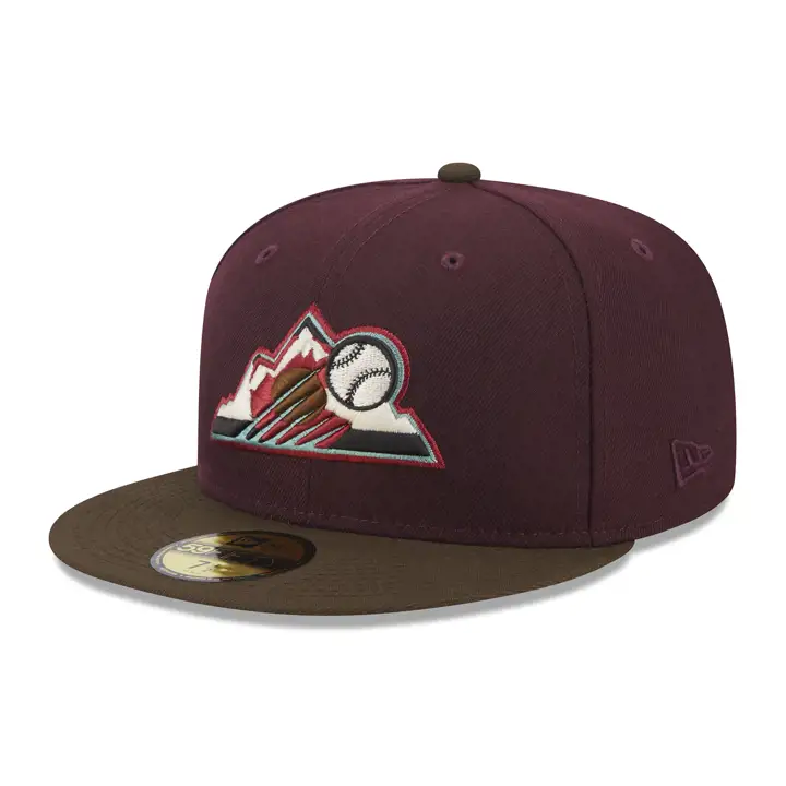 Colorado Rockies MLB Chocolate Merlot 59FIFTY mar/ wlnt/ gry