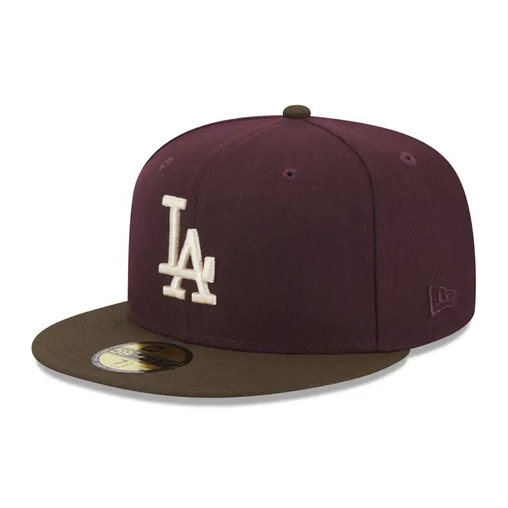 Los Angeles Dodgers MLB Chocolate Merlot 59FIFTY mar/ wlnt/