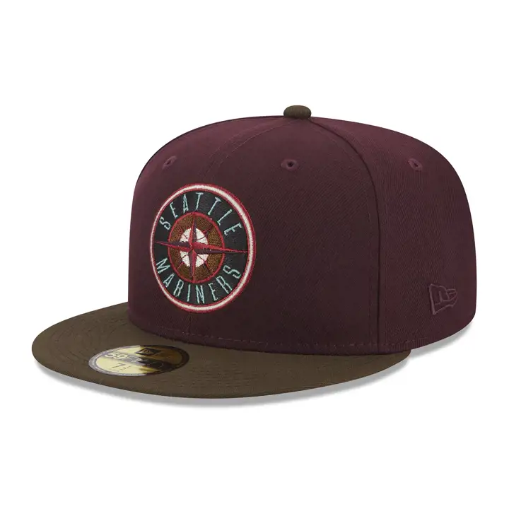 Casquette 59FIFTY MLB Seattle Mariners chocolat merlot mar/ wlnt/ gry