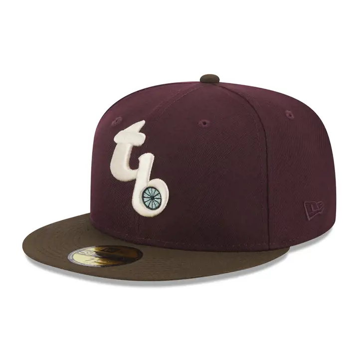 Tampa Bay Rays MLB Chocolat Merlot 59FIFTY mar/ noye/ gri