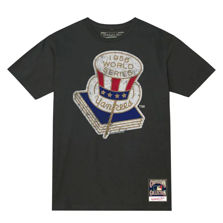 T-shirt Yankees MLB M&N Coop Tradition 1956 anthracite