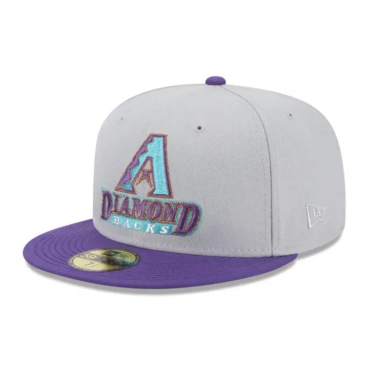 Casquette 59FIFTY MLB Dolphin Arizona Diamondbacks gris/violet/vert