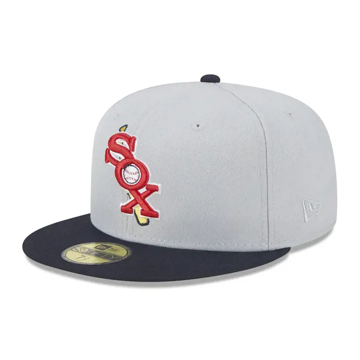 Chicago White Sox MLB Dolphin 59FIFTY gris/ bleu/ vert