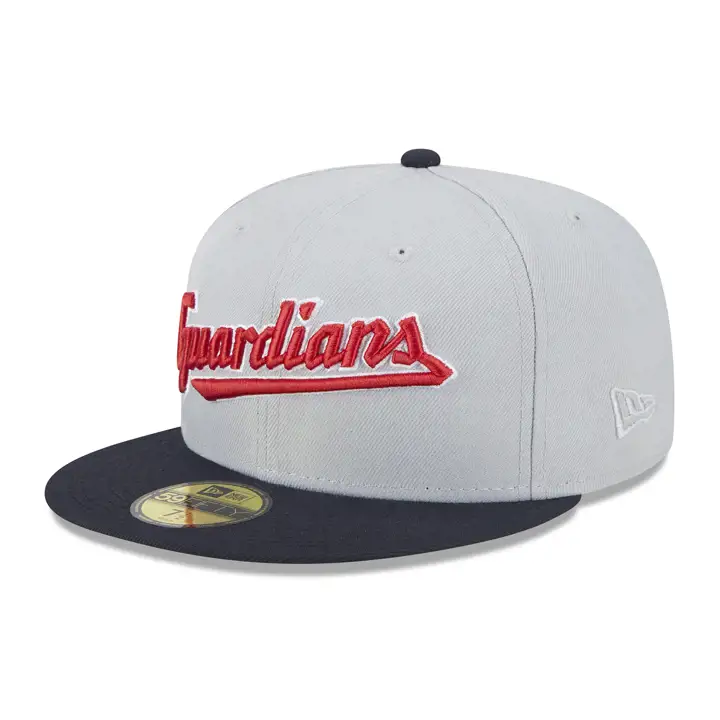 Casquette 59FIFTY Cleveland Guardians MLB Dauphin gris/bleu/vert