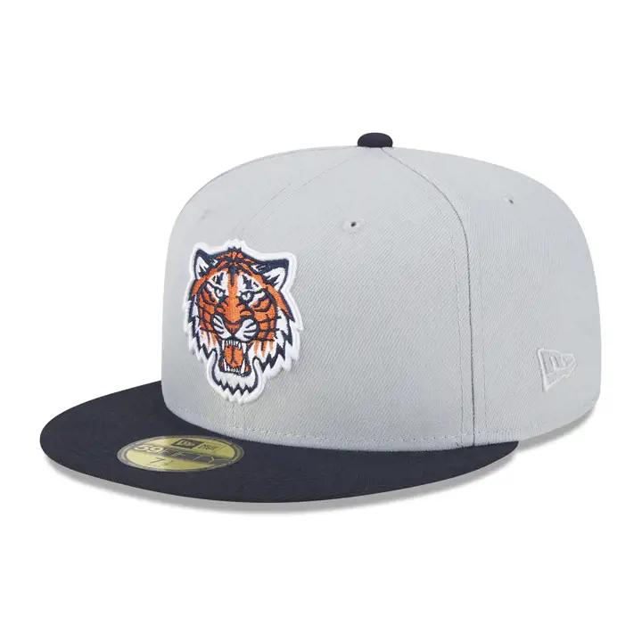 Casquette 59FIFTY Detroit Tigers MLB Dolphin gris/ bleu/ vert