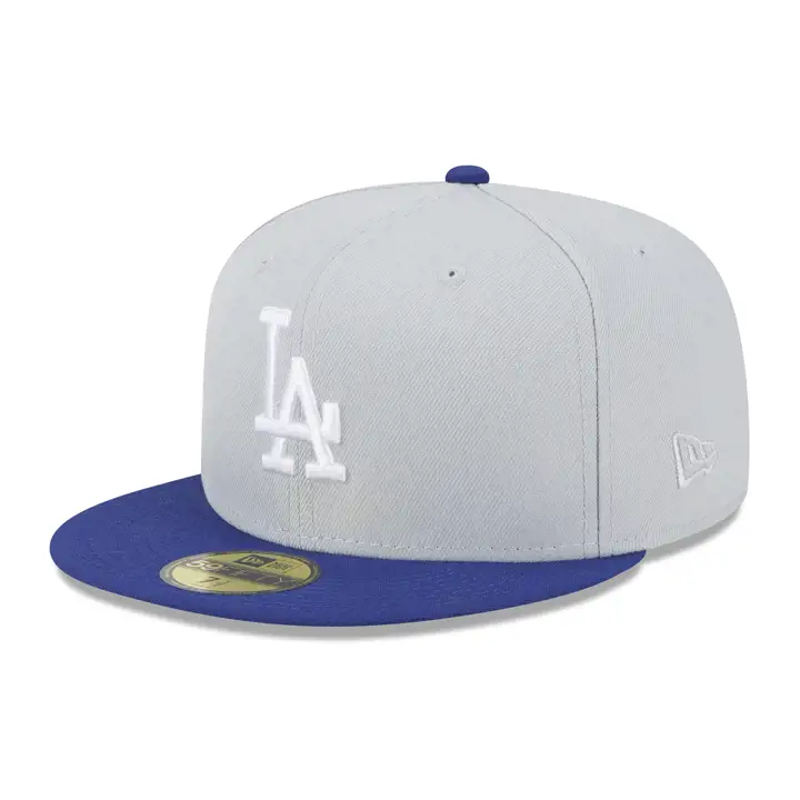 Los Angeles Dodgers MLB Dolphin 59FIFTY gris/ bleu/ vert